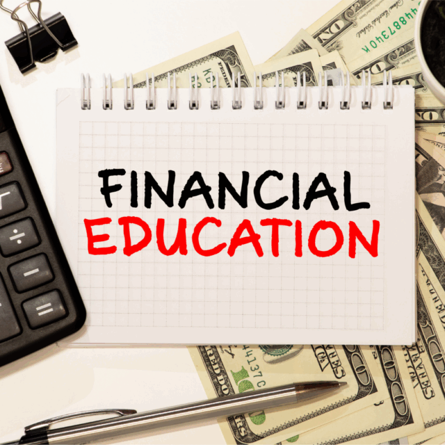 Teen learning financial literacy skills before college — budgeting, credit, and saving basics.
