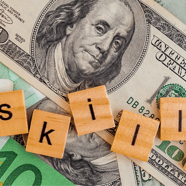 Student learning the advantages of financial literacy through budgeting and credit activities.